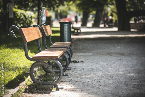 wheelchair in the park © David