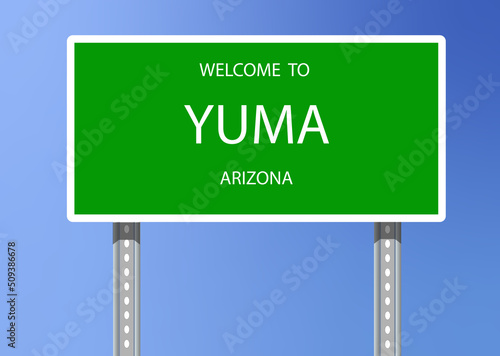 Vector Signage-Welcome to Yuma, Arizona