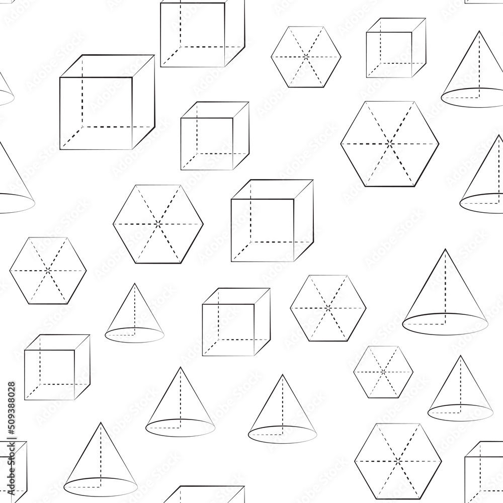 vector geometric shapes hand drawing set vector geometric shapes hand drawing set