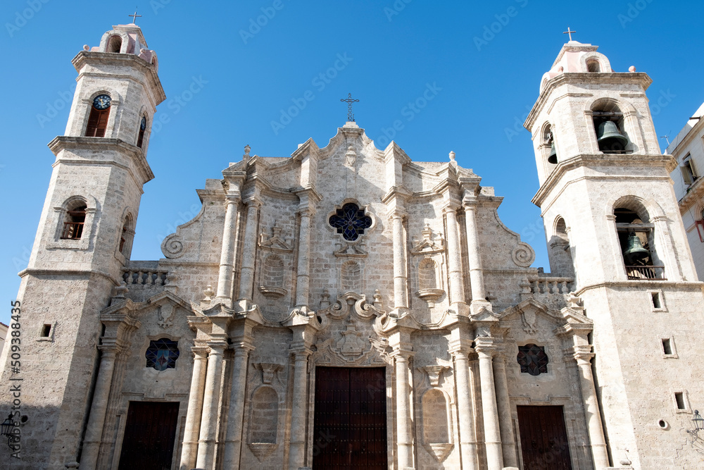 An old Spanish style church in Cuba