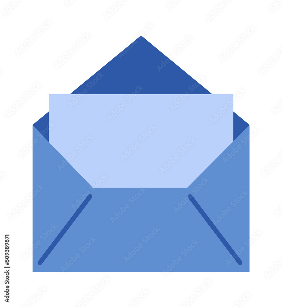 Opened envelope icon. Vector illustration Opened envelope icon. Vector illustration