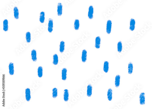 Rain Dots Shape and Line down Abstract Organic Hand Drawn Illustration