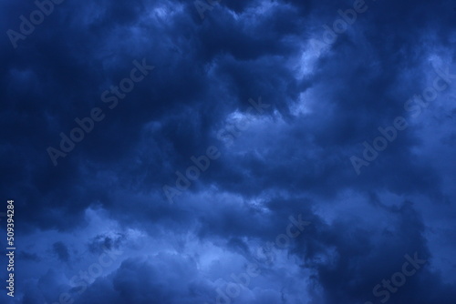 Blue sky with clouds - 10