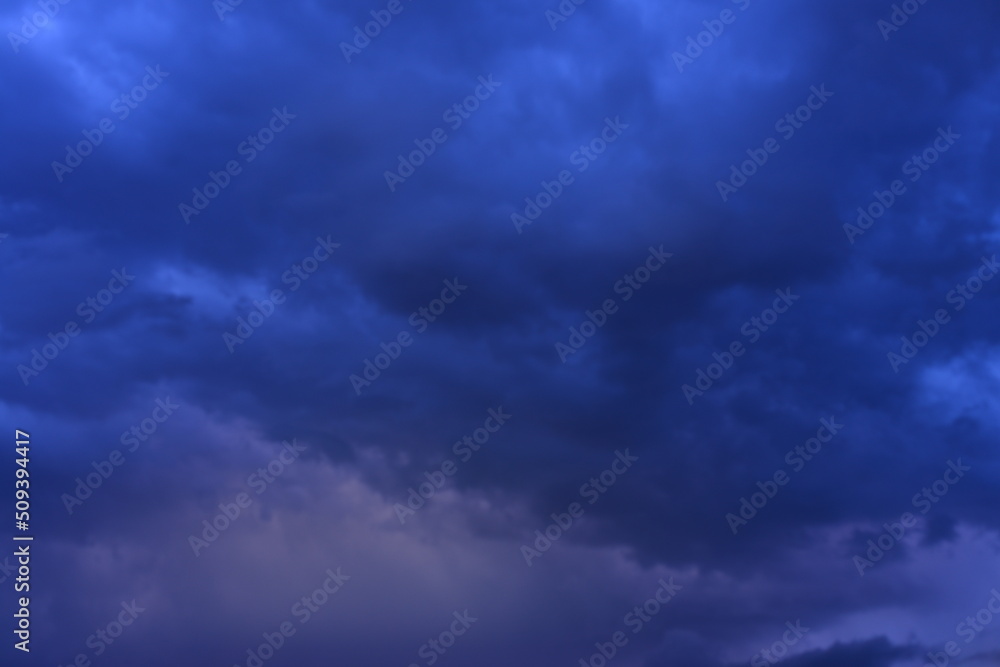 Sky and clouds - Blue Background