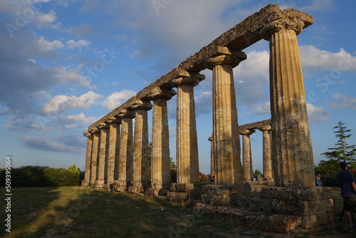 Ancient greek temple in south of Italy