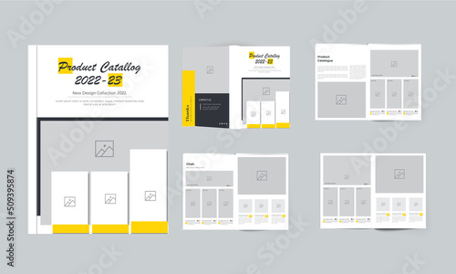 Modern product catalog design template, Company product catalogue design template