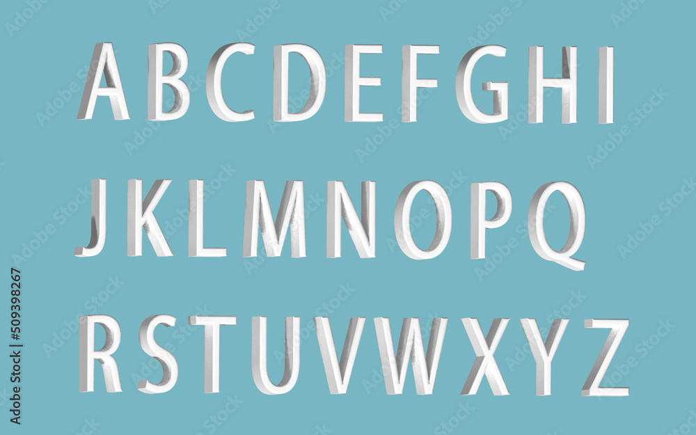 alphabet capital A to Z letter logo design
 - obrazy, fototapety, plakaty 