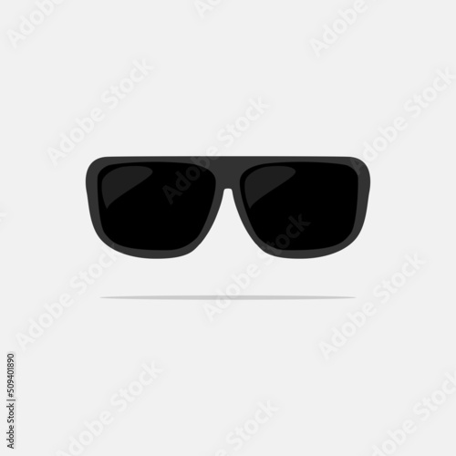 Glasses on a white background. Vector illustration