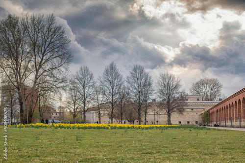 summer view of the park, Ingolstadt 