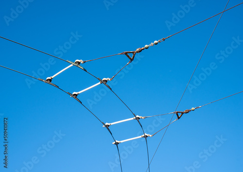 Trolley Bus Overhead Wires