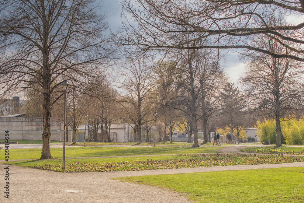 summer view of the park, Ingolstadt summer view of the park, Ingolstadt