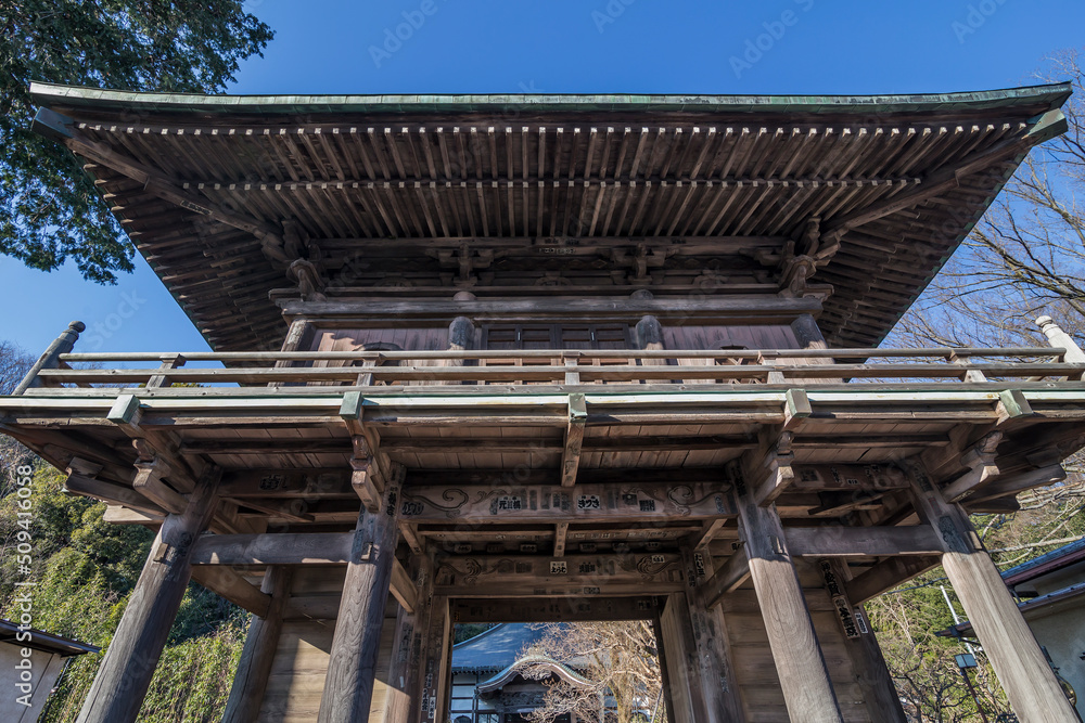 国分寺楼門 国分寺 楼門 寺 門 江戸時代 StockFoto Adobe Stock