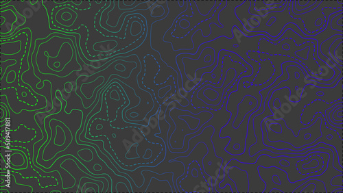Topographic map background. Grid map. Abstract vector illustration.