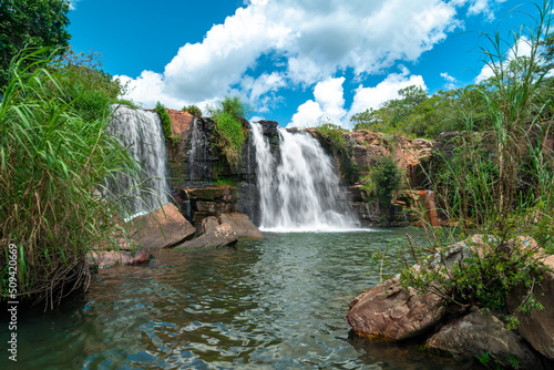 waterfall in Brazil Cachoeira do Arrojado - Cristalina