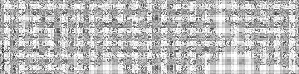 Obraz premium Albert-Laszlo Barabasi algorithm network visualization implementation illustration