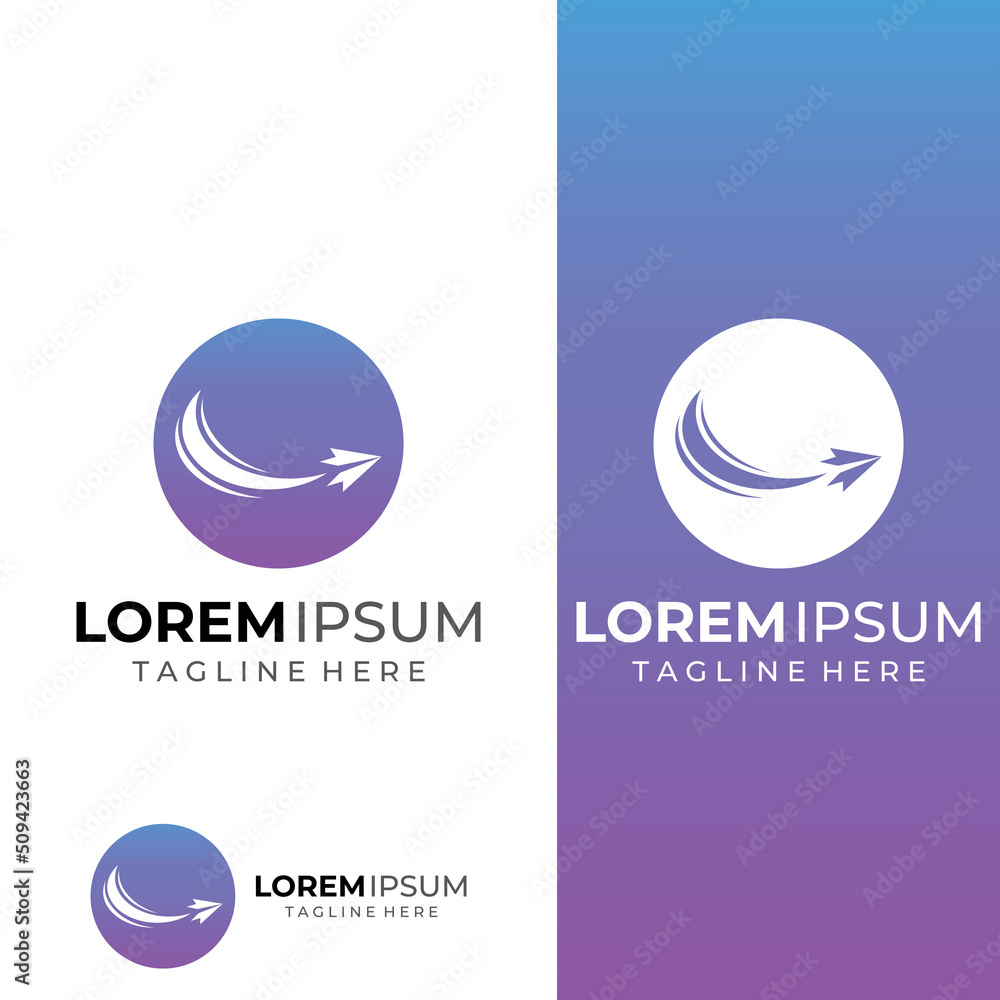 Logistics company vector logo, arrow icon logo, fast digital delivery logo. Using simple and easy logo vector editing. Logistics company vector logo, arrow icon logo, fast digital delivery logo. Using simple and easy logo vector editing.