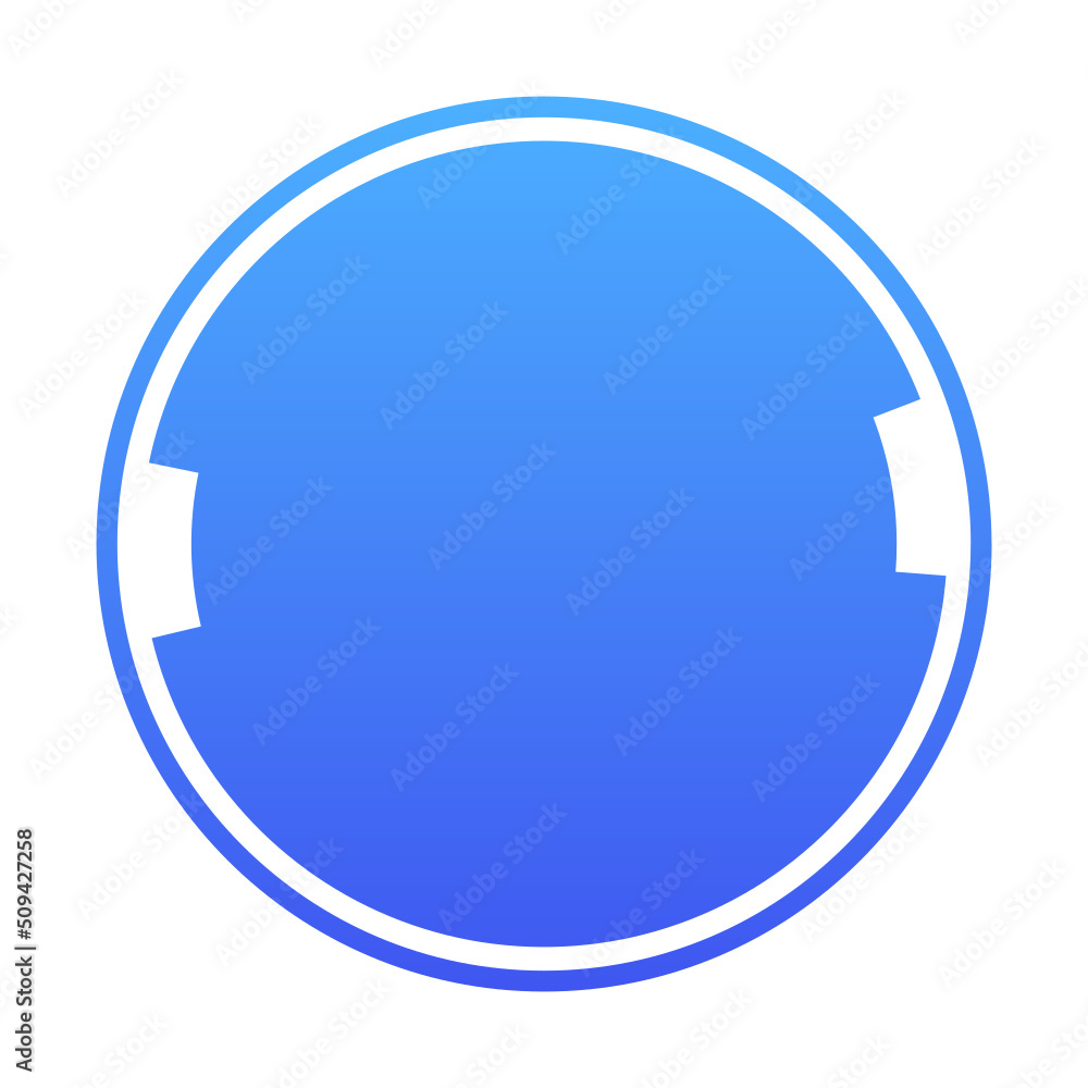 gradient modern circle frame
