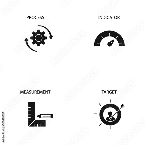 Benchmarking icons symbol vector elements for infographic web