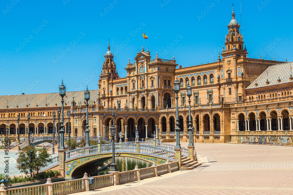 Obraz premium Spanish Square in Sevilla