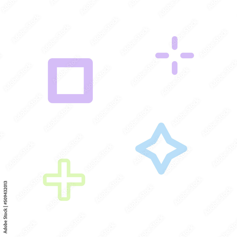 Obraz premium memphis element 