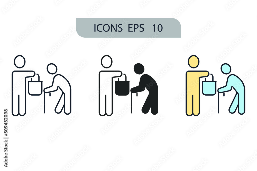 delivery service icons symbol vector elements for infographic web delivery service icons symbol vector elements for infographic web