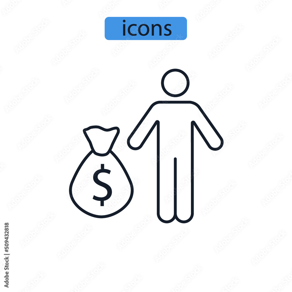 Value icons symbol vector elements for infographic web Value icons symbol vector elements for infographic web
