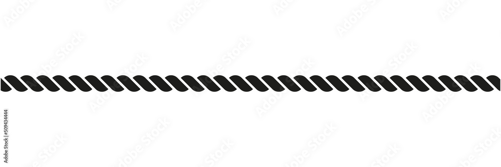 Rope symbol. Wire sign. Vector isolated on white. Stock Vector | Adobe ...