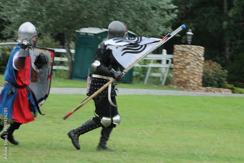 knight with sword photo