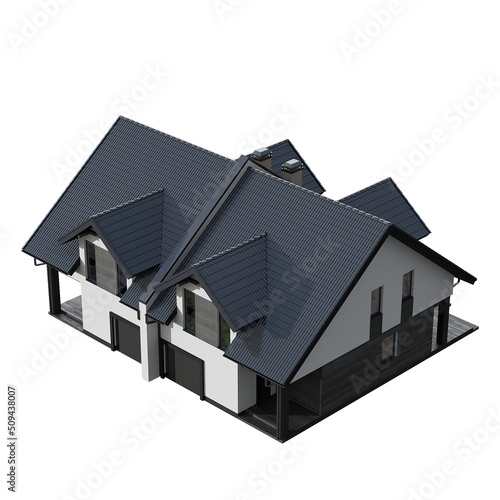 Duplex with attic