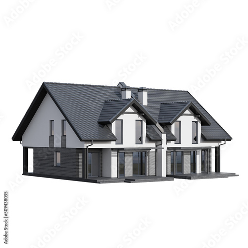 Duplex with attic