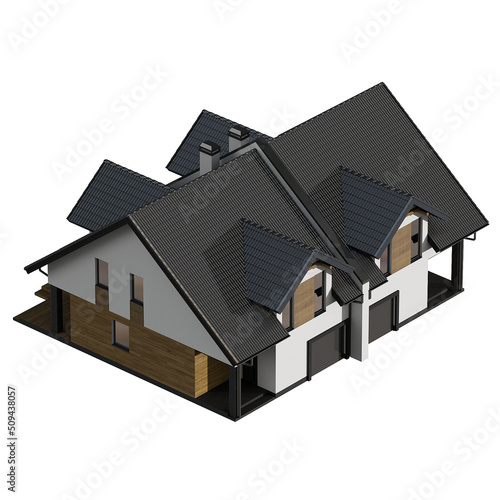 Duplex with attic