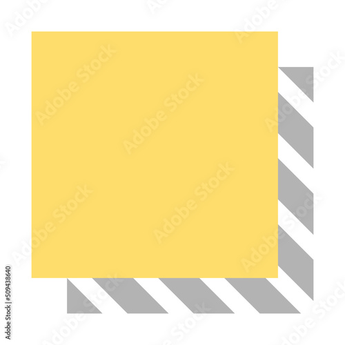 slant line square banner
