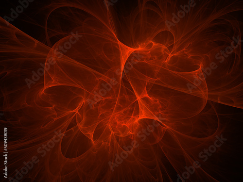 Abstract background illustration, modern hipster futuristic fractal flame graphic. colorful surreal poster, banner