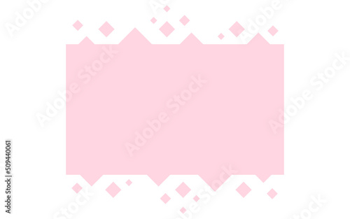 pastel art rectangle banner
