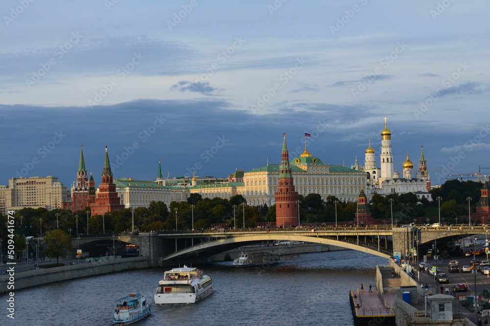 walking in Moscow