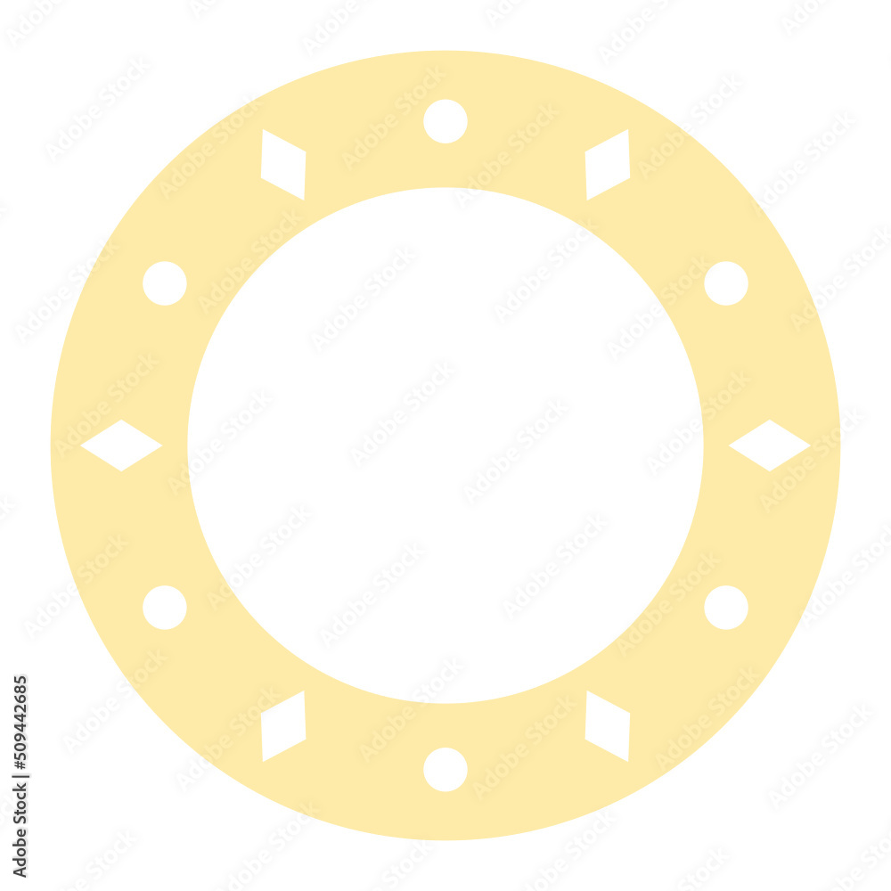 Naklejka premium pastel circle frame 