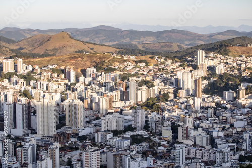 JUIZ DE FORA, BRAZIL - JUNE 05, 2022 - View of downtown Juiz de Fora, Brazil.