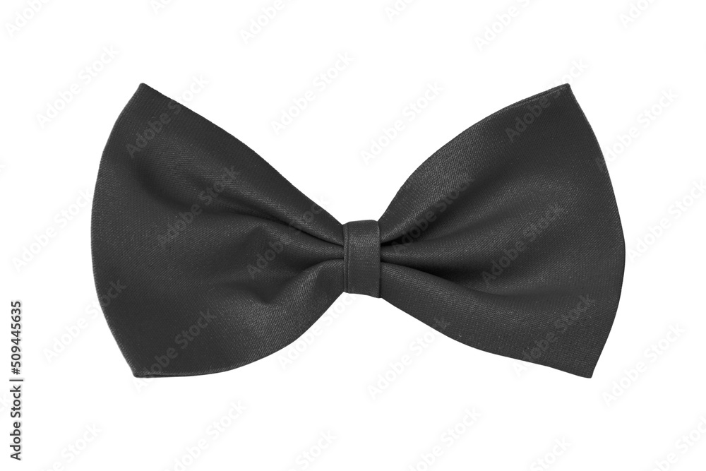 Textile bow tie cloth accessory isolated on the white background Textile bow tie cloth accessory isolated on the white background