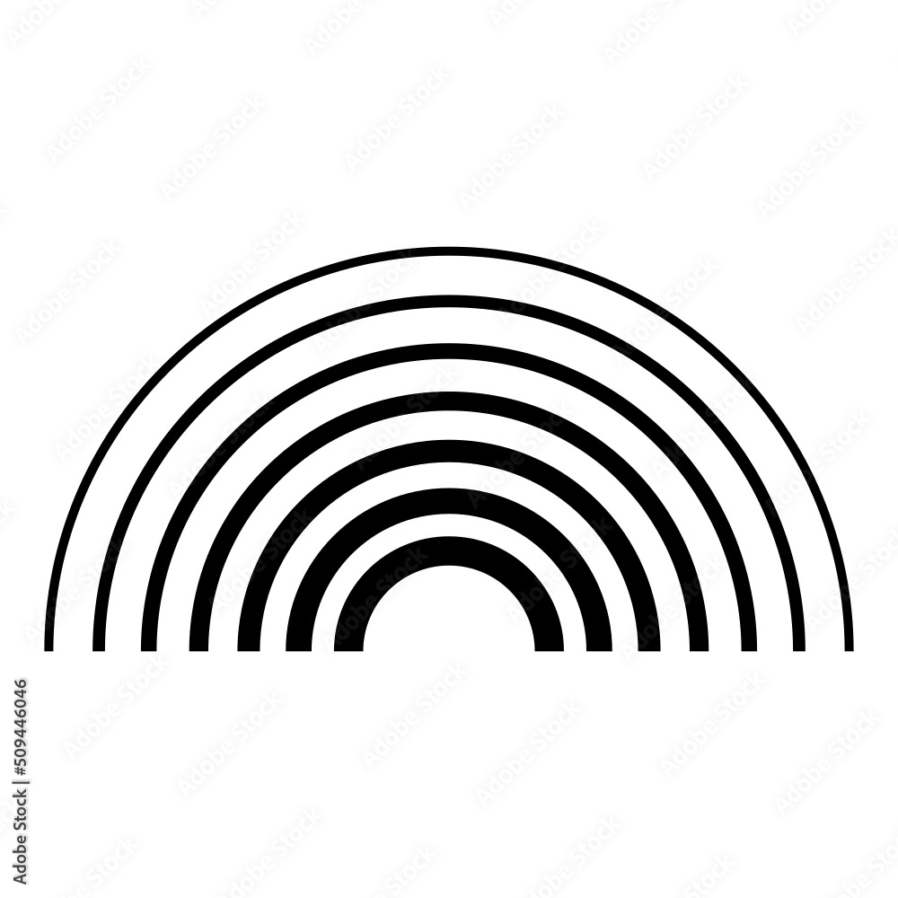 half circle pattern
half circle pattern