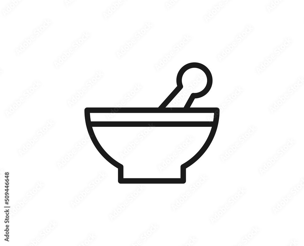 Beauty line icon on white background Beauty line icon on white background