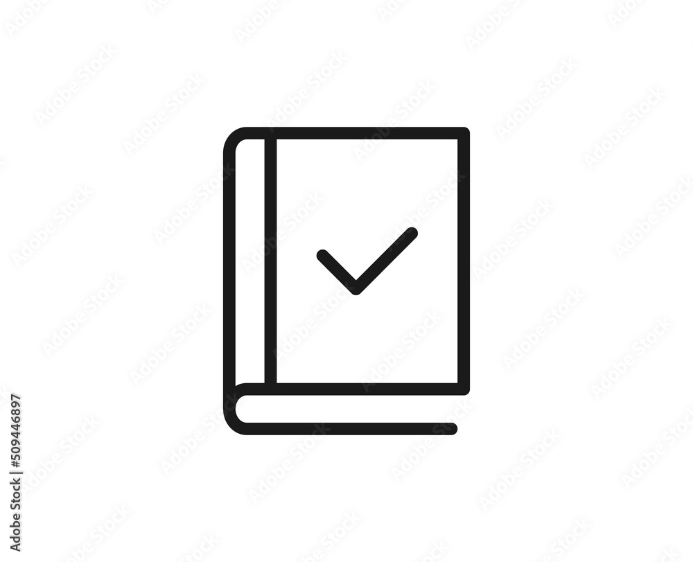 Single line icon of book High quality vector illustration for design, web sites, internet shops, online books etc. Editable stroke in trendy flat style isolated on white background Single line icon of book High quality vector illustration for design, web sites, internet shops, online books etc. Editable stroke in trendy flat style isolated on white background