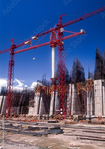 Dam construction, Venezuela