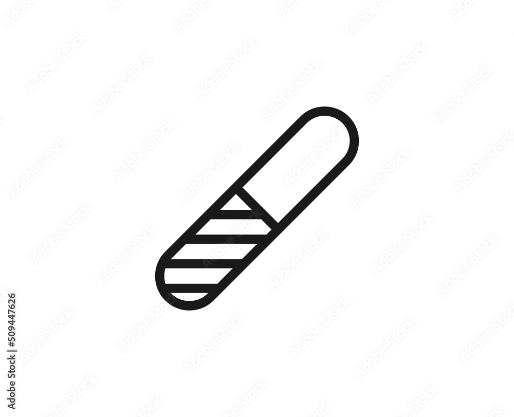 Beauty line icon on white background Beauty line icon on white background
