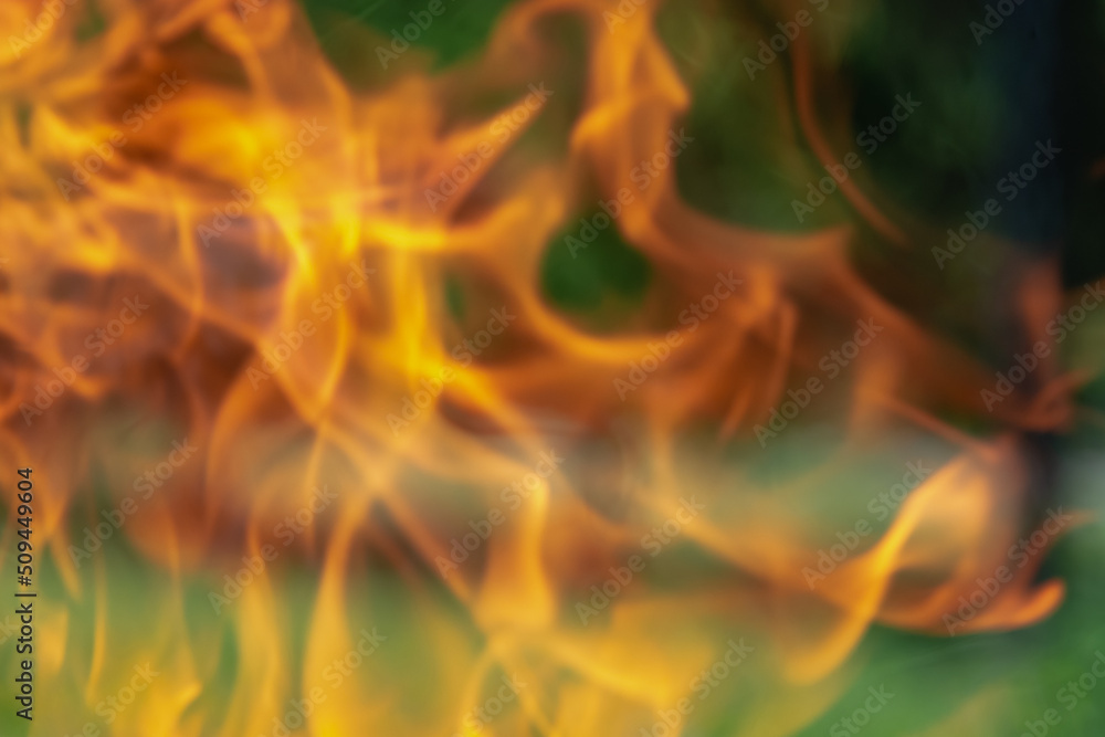 Fototapeta premium fire flames background