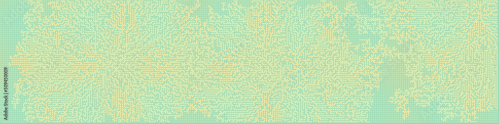 Fototapeta premium Albert-Laszlo Barabasi algorithm network visualization implementation illustration