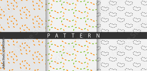 Abstract New pattern background colorful minimal geometric patterns set Free Vector 