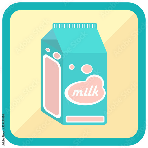 Milk pack icon for worldwide multiplayer. World milk day. Milk package design paired, pasteurized, UHT, sterilized, Refurbished. Concept for product of milk. Vector best premium illustration.