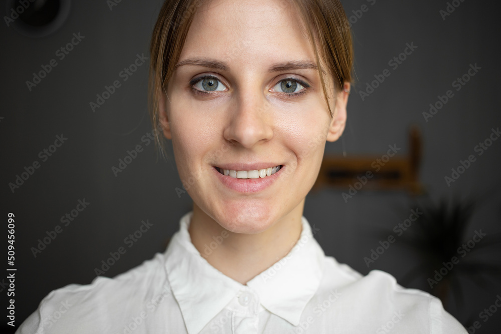 Young girl nurse in a white coat Young girl nurse in a white coat