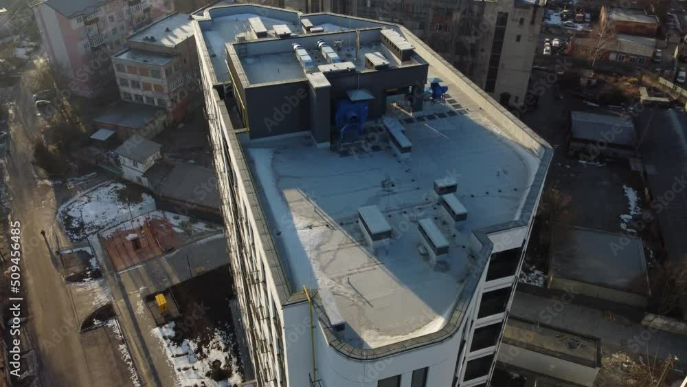 Home under construction on a building site