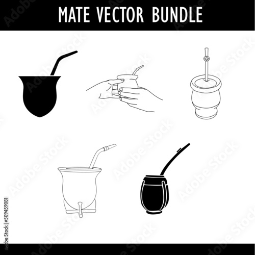 Argentina Mate bundle of icons